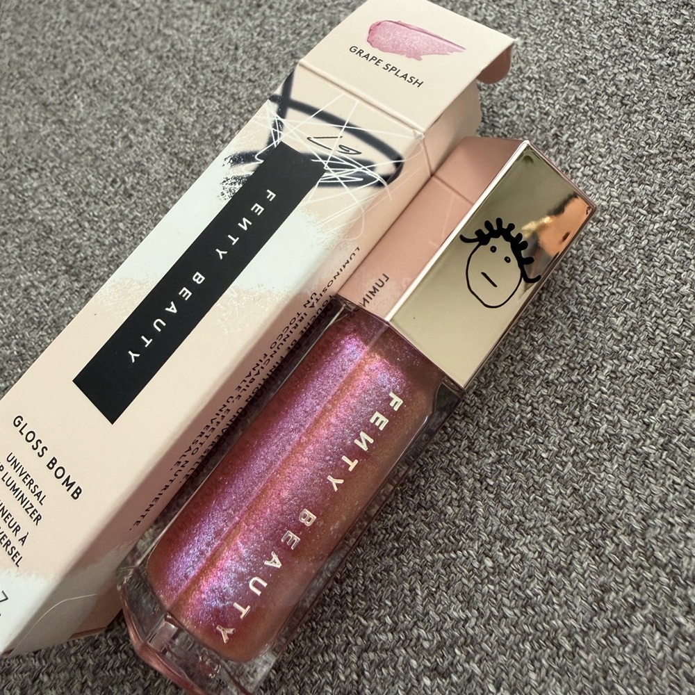 Fenty Beauty Gloss Bomb Lip Luminizer — Shimmery Pink-Purple (Grape Splash)